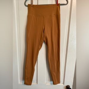 Girlfriend Collective Compressive High Rise Leggings Saddle 4007 Size Medium Bro
